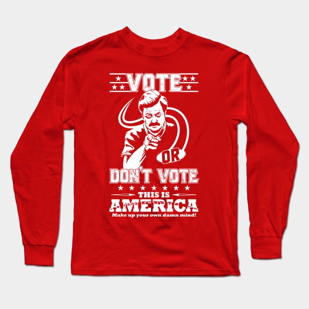 Libertarian Voter? Long Sleeve T-Shirt by DCLawrenceUK